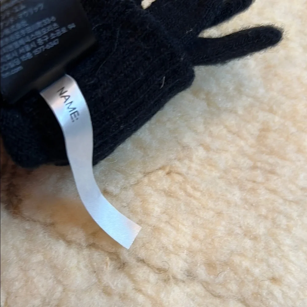 Kids Black Gloves (mittens) with Fun Text ~ #STAY COOL!